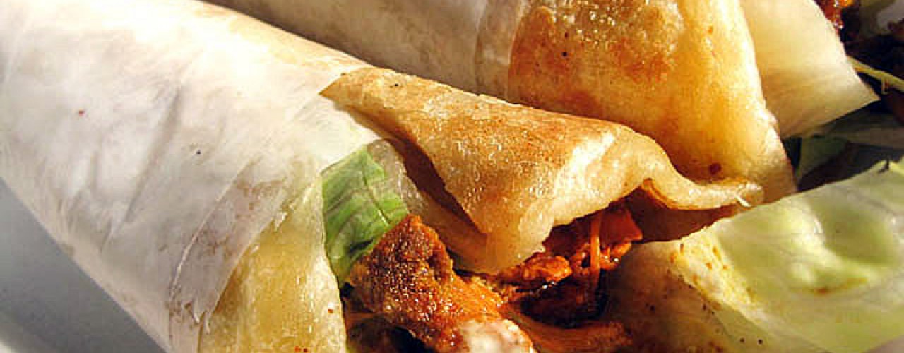 Kati Rolls at Biryani Cart in New York. Photo by <a href="http://www.flickr.com/photos/mesohungry/3912698433/">jasonlam</a>