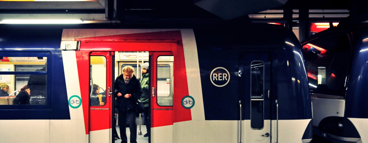 RER Train from CDG into Paris. Photo by <a href="http://www.flickr.com/photos/m-louis/5989346561/sizes/o/in/photolist-a8fY4T-dapBSr/">m-louis</a>