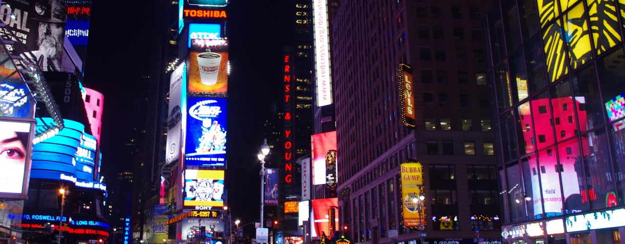 Time Square in New York. Photo by alphacityguides.