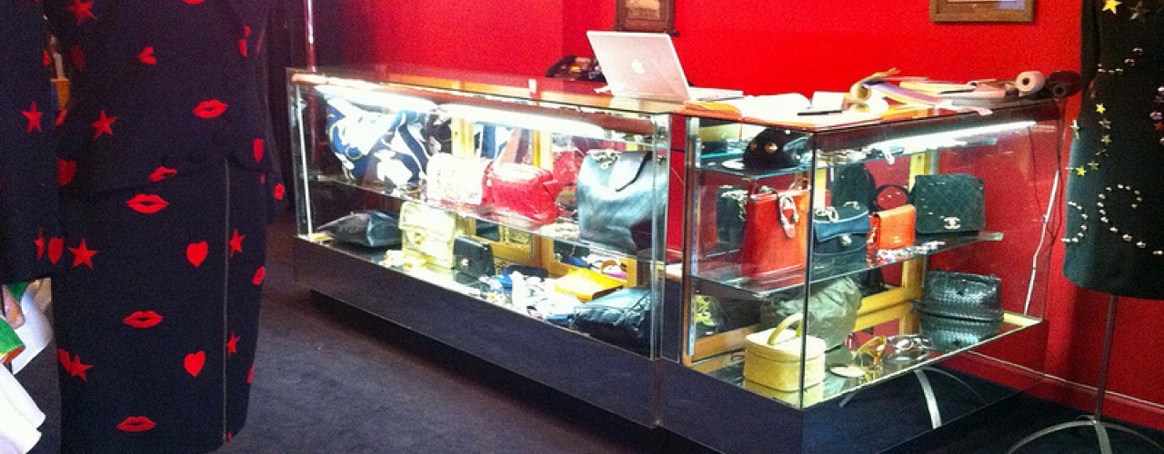 Vintage fashion and accessories inside Resurrection New York. Photo by alphacityguides.