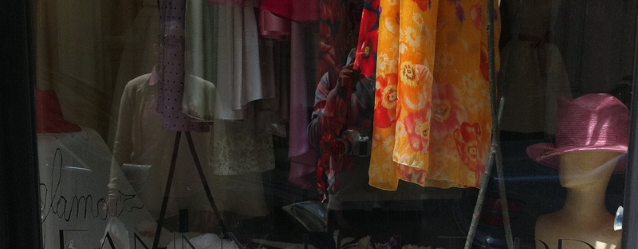 Store front at Fanny Liautard in Paris. Photo by alphacityguides.