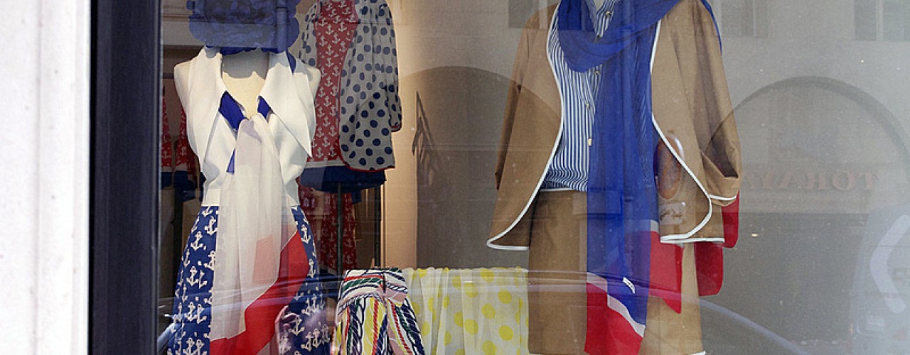 Window at Junko Shimada in Paris. Photo by alphacityguides.