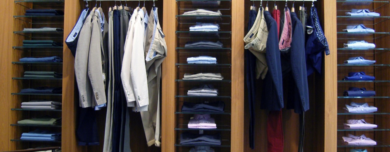 Fashion inside Officina Slowear in Paris. Photo by alphacityguides.
