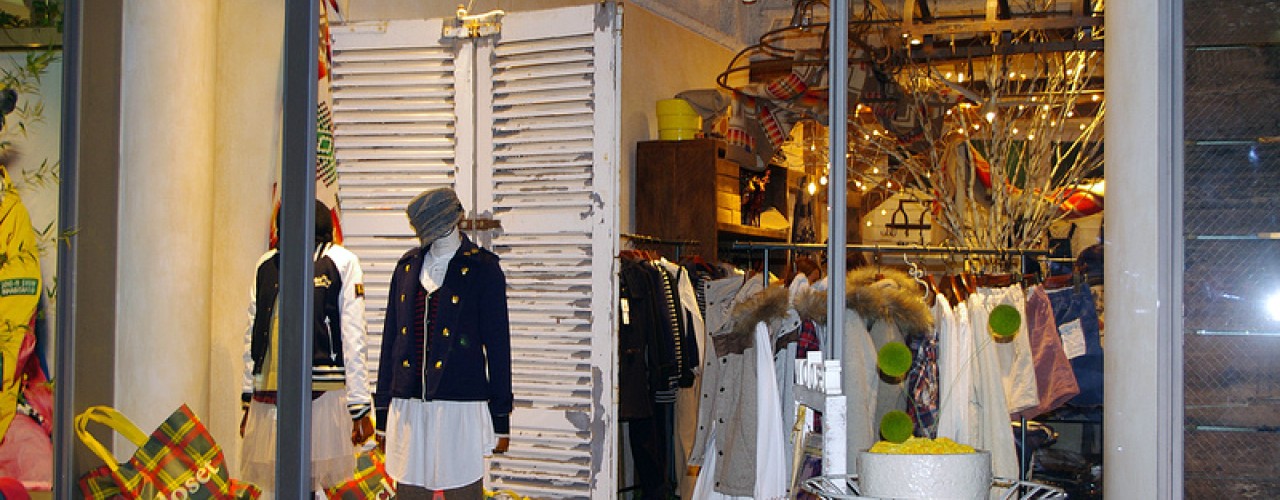 Fashion at W Closet in Tokyo. Photo by alphacityguides.