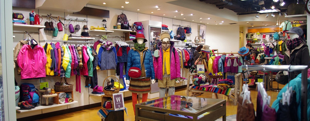 Fashion inside Aigle in Tokyo. Photo by alphacityguides.