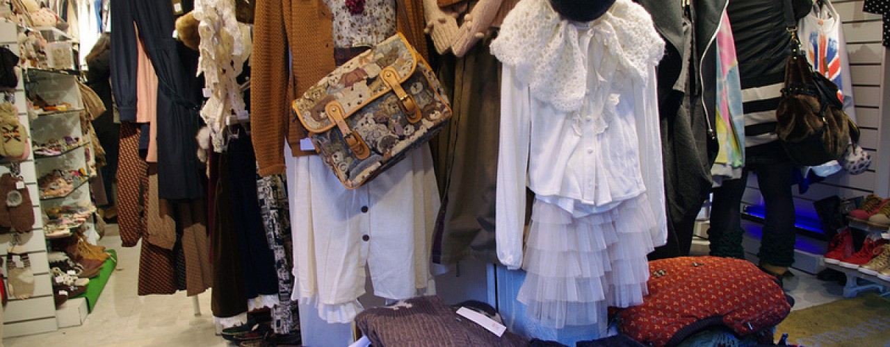 Fashion inside Romantic Standard in Tokyo. Photo by alphacityguides.