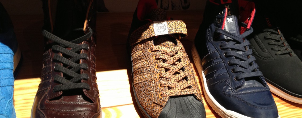 Limited edition sneakers at Undefeated in Tokyo. Photo by alphacityguides.