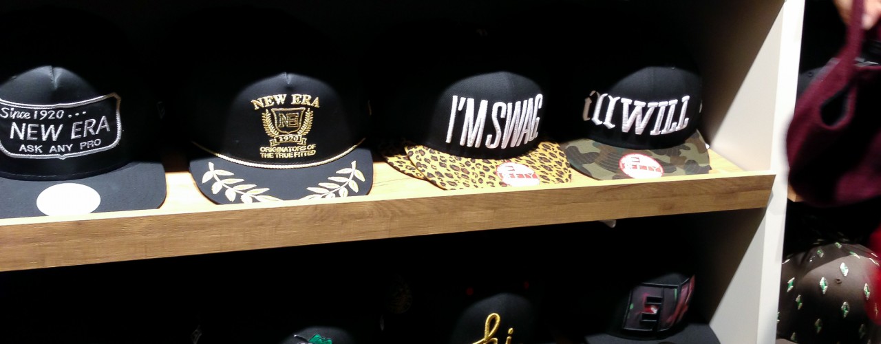 New Era hats at Onspotz in Tokyo. Photo by alphacityguides.