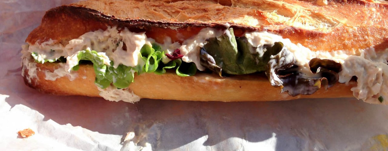 Sandwich at French Bakery Viron in Tokyo. Photo by alphacityguides.