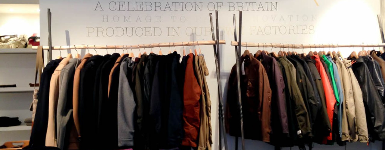 Fashion display inside Cro' Jack in London. Photo by alphacityguides.