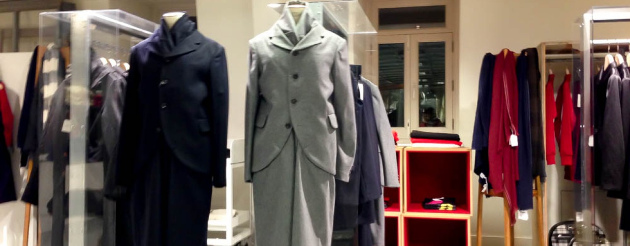 Fashion display inside The Dover Street Market London. Photo by alphacityguides.