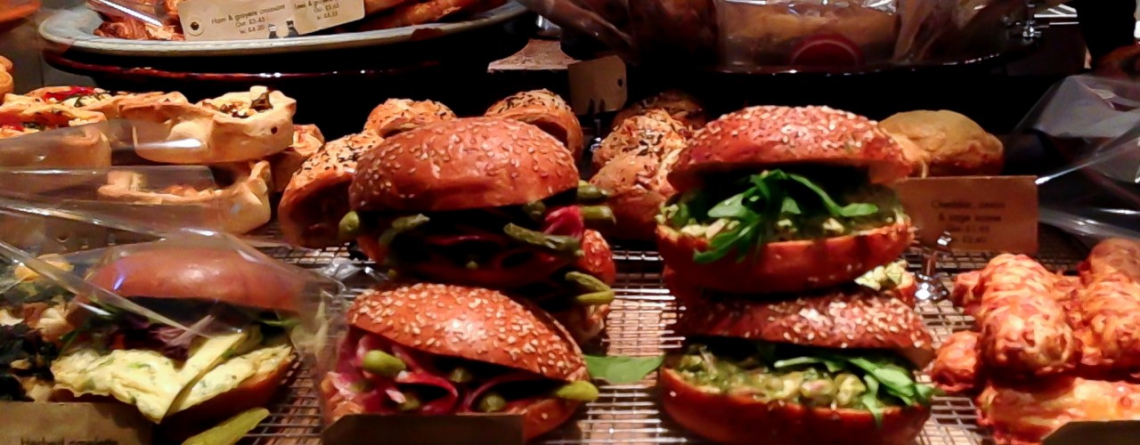 Sandwiches at Gail's in London. Photo by alphacityguides.