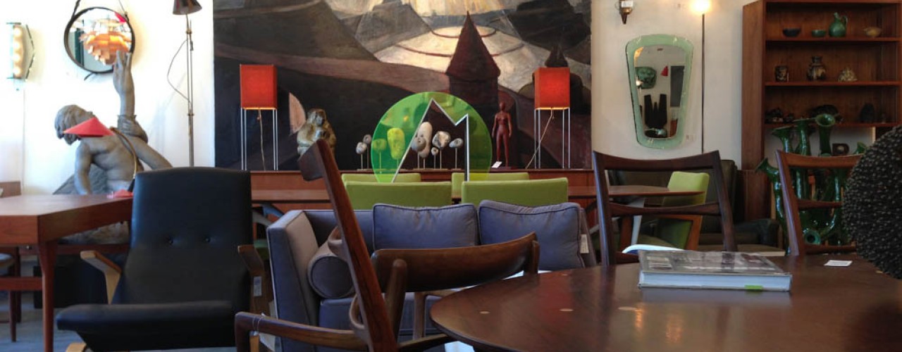 Furniture inside Lost City Arts in New York. Photo by alphacityguides.