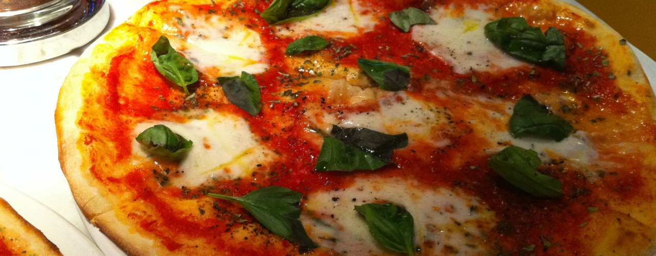 Margherita at PizzaExpress in Hong Kong. Photo by alphacityguides.