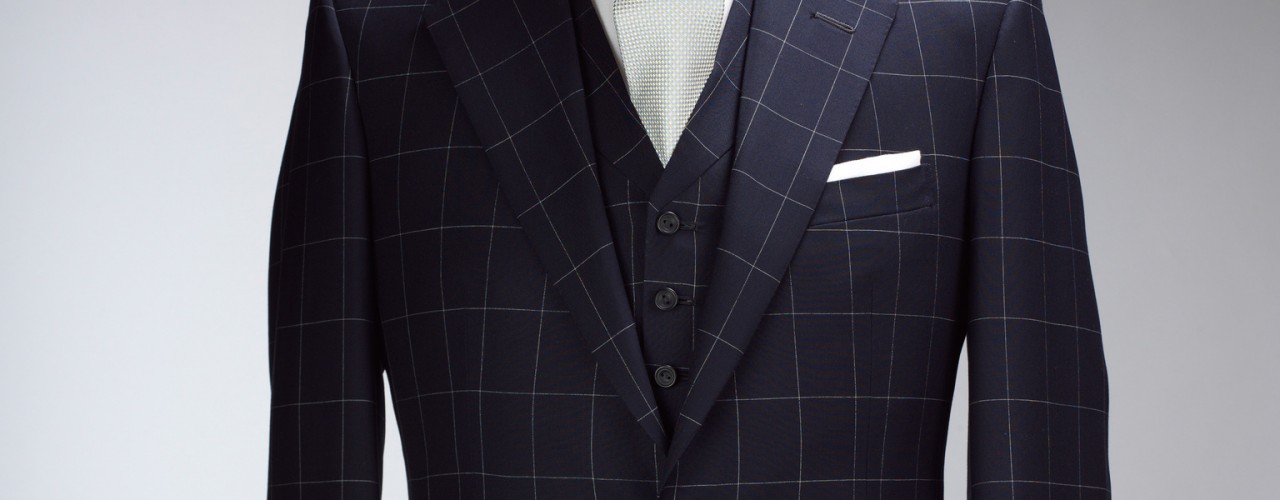 Bespoke suit at Henry Poole & Co in London. Photo by alphacityguides.