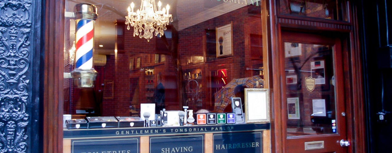 The New York Shaving Company in New York. Photo by alphacityguides.