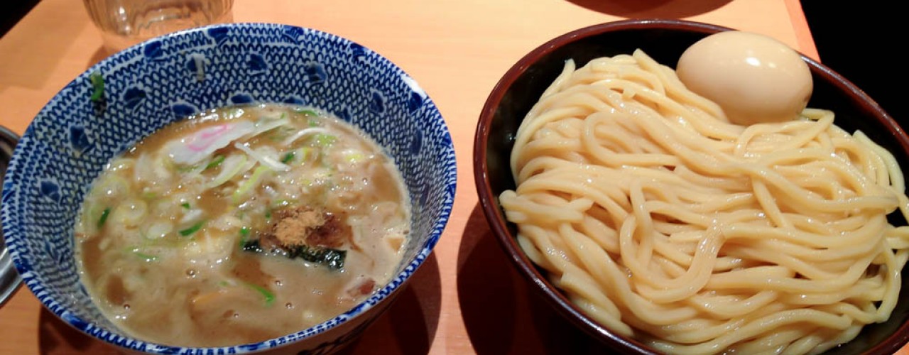 Broth and noodles at Rokurinsha in Tokyo. Photo by alphacityguides.