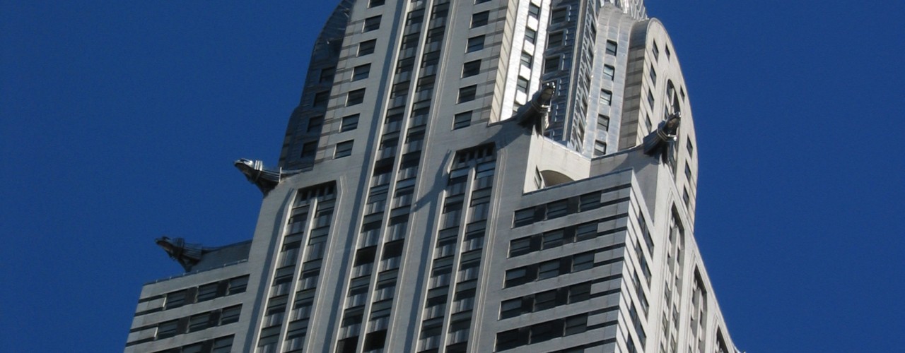 Chrysler Building in New York. Photo by <a href="http://www.flickr.com/photos/zoonabar/154354932/">zoonabar</a>