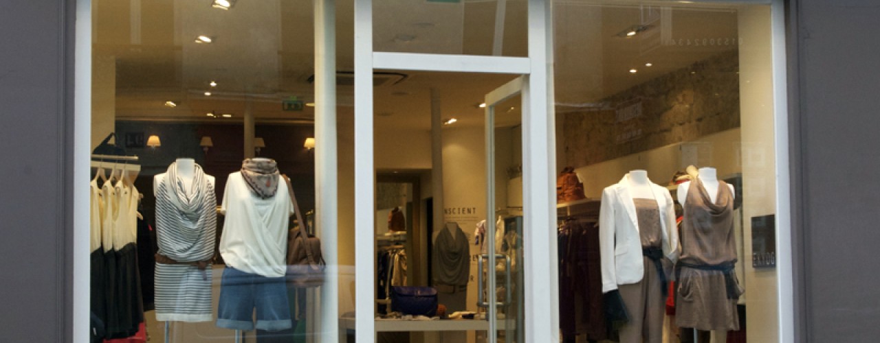 Store front at Ekyog in Paris. Photo by alphacityguides.