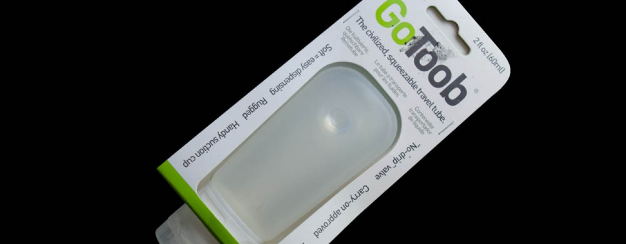 humangear GoToob travel bottle.