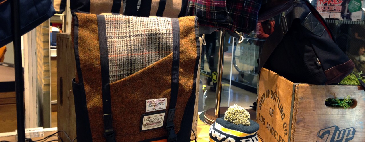 Menswear accessories at Lumine Man in Tokyo. Photo by alphacityguides.