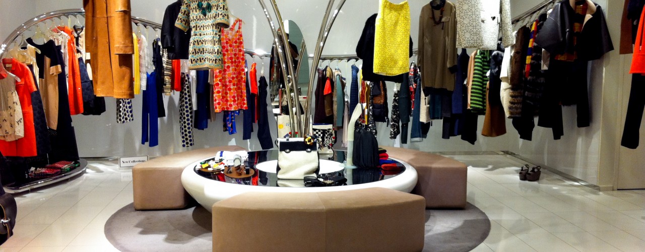 Marni fashion display in Pacific Place Hong Kong. Photo by alphacityguides.