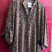 Floral top at Biba in Paris. Photo by alphacityguides.