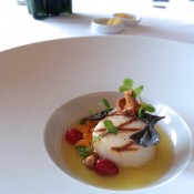 Grilled Maine Sea Scallop at Per Se in New York. Photo by alphacityguides.