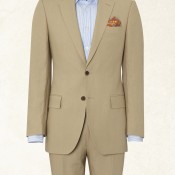 Tan suit from Gieves & Hawkes. Photo supplied by Gieves & Hawkes.