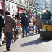 Fish transport car at Tsukiji Market in Tokyo. Photo by alphacityguides.