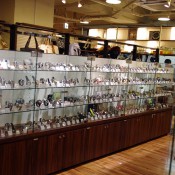 Accessories display inside Bingo in Tokyo. Photo by alphacityguides.