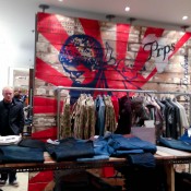 Denim gallery at Harvey Nichols in London. Photo by alphacityguides.