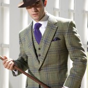 Bespoke suit from Huntsman in London. Photo supplied by Huntsman.