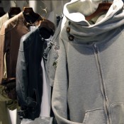 Jackets and sweatshirts at John Bull in Tokyo. Photo by alphacityguides.