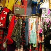 Vintage fashion inside G2? in Tokyo. Photo by alphacityguides.