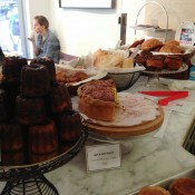 Pastry display counter at Dominique Ansel Bakery. Photo by alphcityguides.