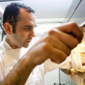 Dominique Ansel at work in his bakery in New York. Photo by alphacityguides.