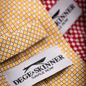 Silk ties at Dege & Skinner, London. Photo supplied by Dege & Skinner.