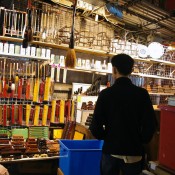 Souvenirs at the Temple Street Market in Hong Kong. Photo by alphacityguides.