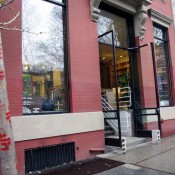 Store front at Creatures of Comfort in New York. Photo by alphacityguides.