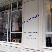 Store front at Territoire in Paris. Photo by alphacityguides.