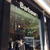 Store front at Barbour in New York. Photo by alphacityguides.