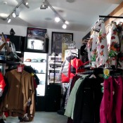 Fashion display inside Volcom in London. Photo by alphacityguides.