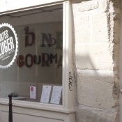 Storefront of Tartes Kluger in Paris. Photo by alphacityguides.