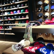 Hat wall inside New Era in Tokyo. Photo by alphacityguides.