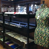 Liberty print sewing notions at Liberty London. Photo by alphacityguides.