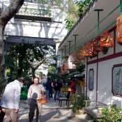 Caged songbirds at the Bird Garden on Yuen Po Street in Hong Kong. Photo by alphacityguides.