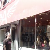 Exterior of Flying A in New York. Photo by alphacityguides.