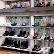 Shoe display at Opening Ceremony in Tokyo. Photo by alphacityguides.