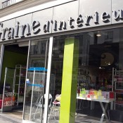 Store front at Graine d'intérieur in Paris. Photo by alphacityguides.